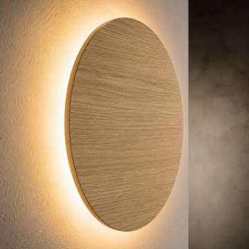 Applique LUNA 4xG9/8W/230V Ø 30 cm rovere