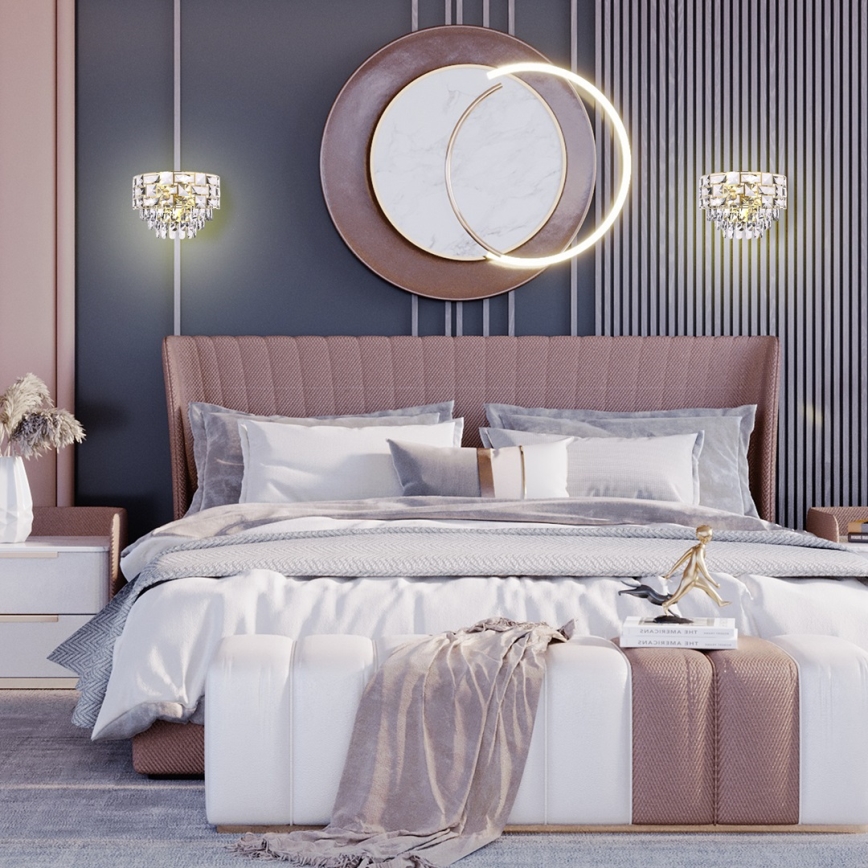 Applique LUXURIA 2xE14/40W/230V oro