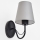 Applique MALBO 1xE27/15W/230V grigio/nero