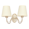 Applique MALBO 2xE27/15W/230V beige