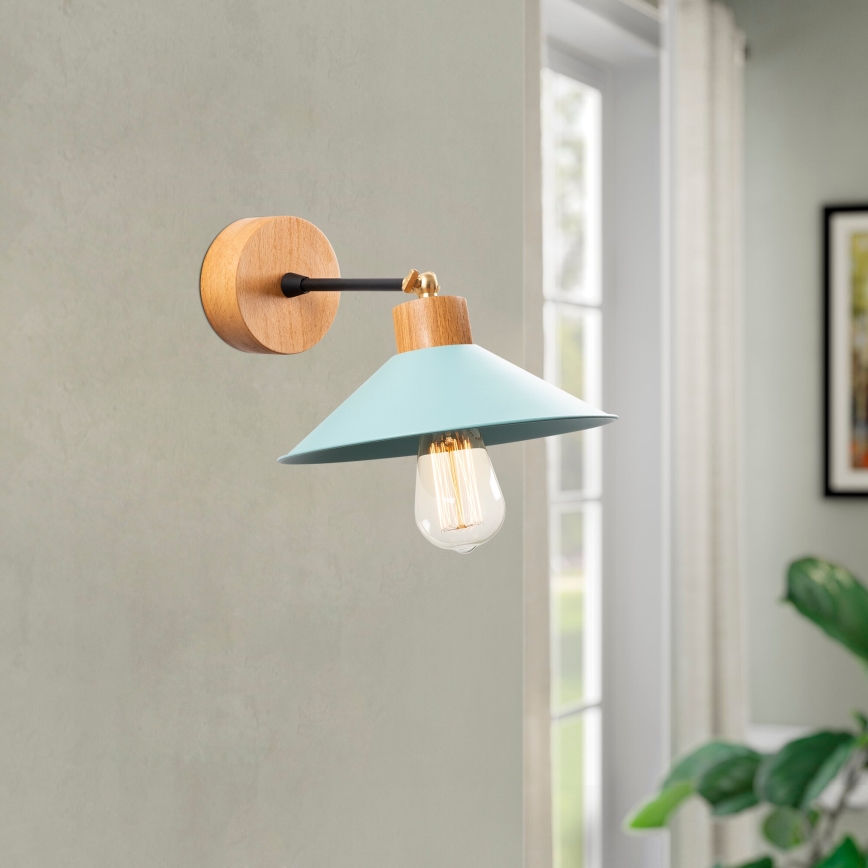 Applique MANAVGAT 1xE27/40W/230V marrone/blu