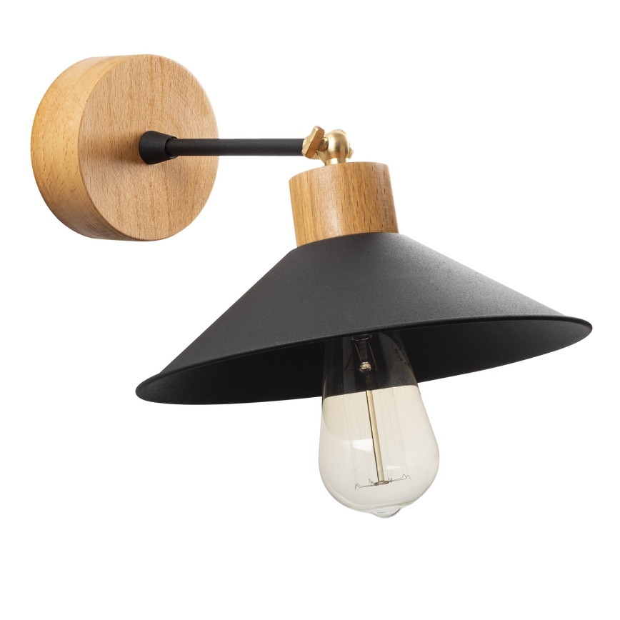 Applique MANAVGAT 1xE27/40W/230V marrone/nero