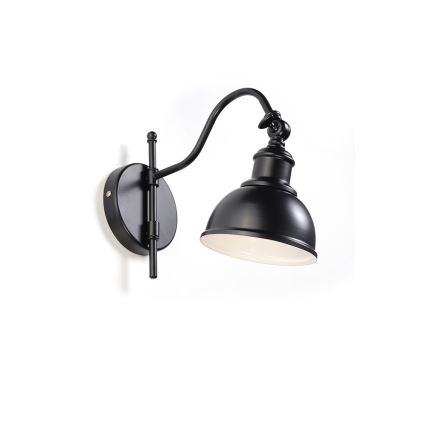 Sollux SL.0310 - Applique MARE 1xE27/60W/230V nero