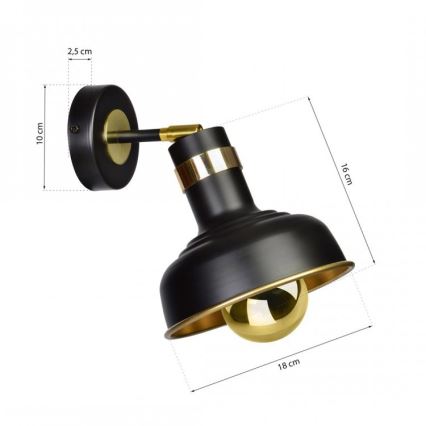 Applique MARGO 1xE27/5,5W/230V