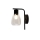 Applique MOLDO 1xE27/40W/230V nero/limpido