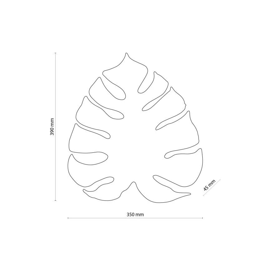 Applique MONSTERA 3xG9/8W/230V nera