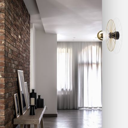 Applique MONTANA 1xE27/15W/230V diametro 30 cm oro