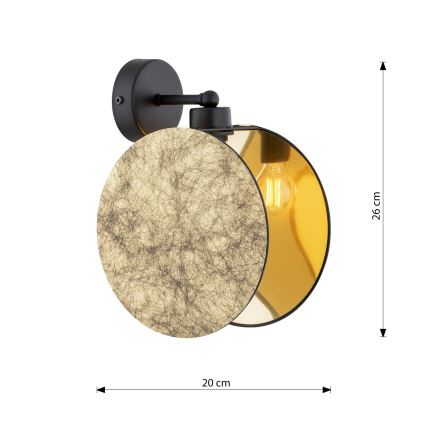 Applique MOTIF 1xE27/15W/230V oro