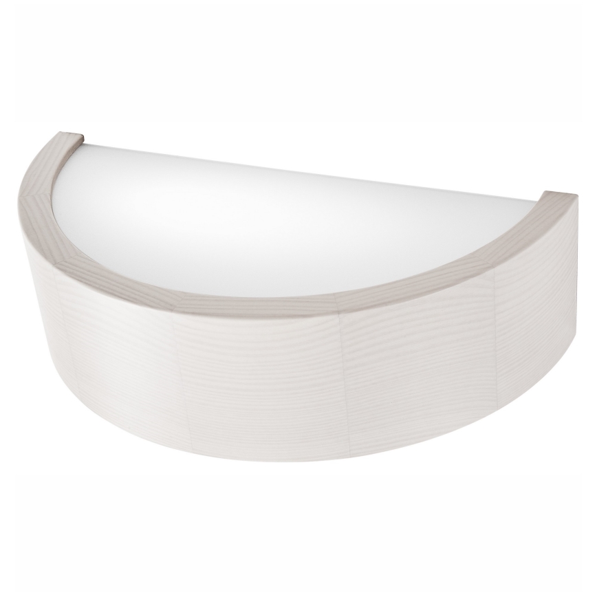 Applique NATURAL 1xE27/60W/230V bianco/pino