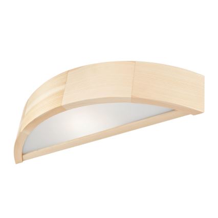 Applique NATURAL 1xE27/60W/230V pino/beige