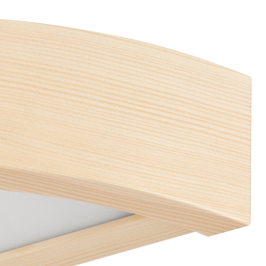 Applique NATURAL 1xE27/60W/230V pino/beige