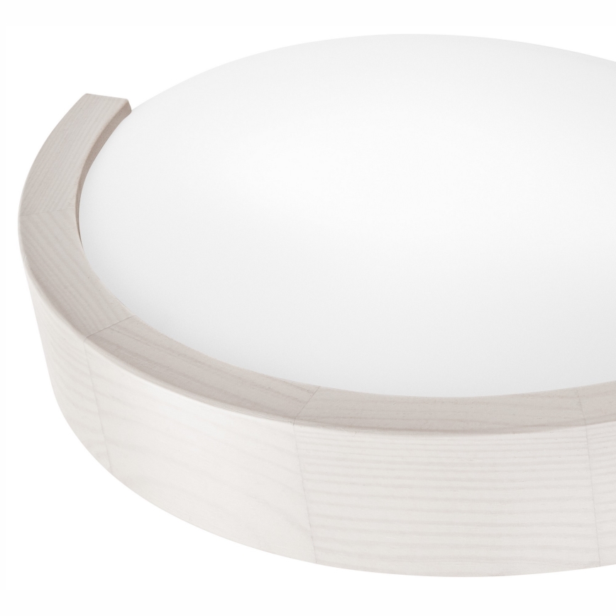 Applique NATURAL SLIM 1xE27/60W/230V pino/bianco