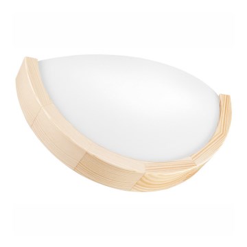 Applique NATURAL SLIM 1xE27/60W/230V pino