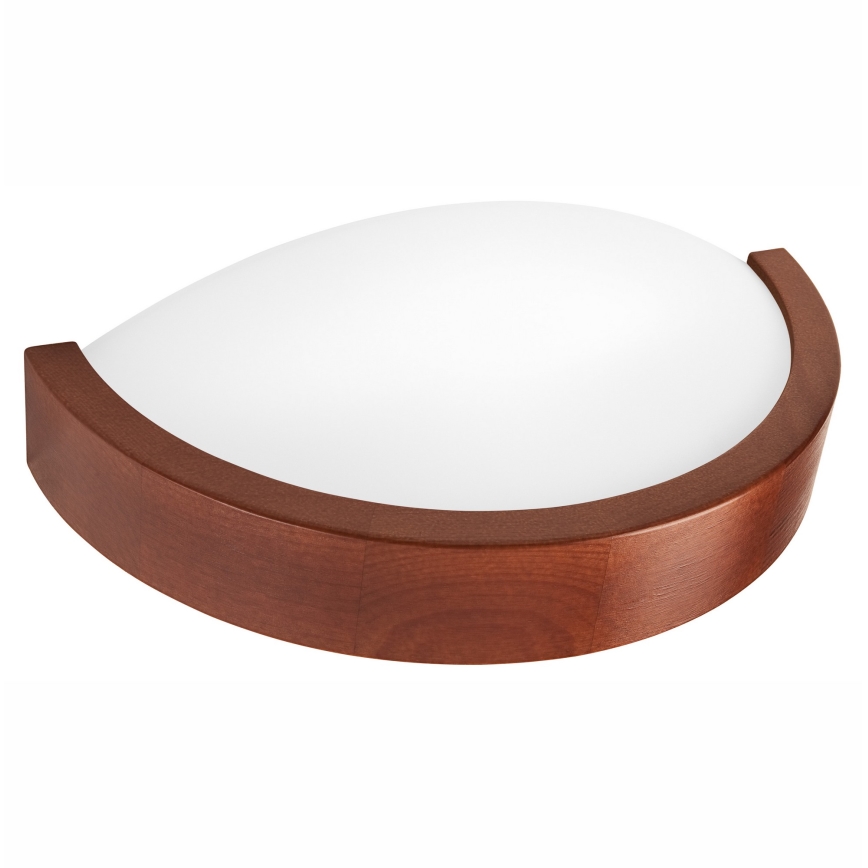 Applique NATURAL SLIM 1xE27/60W/230V pino/marrone