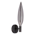 Applique NORDIC 1xG9/5W/230V nero/grigio fumé