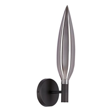 Applique NORDIC 1xG9/5W/230V nero/grigio fumé