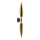 Applique NORDIC 2xG9/5W/230V nero/oro