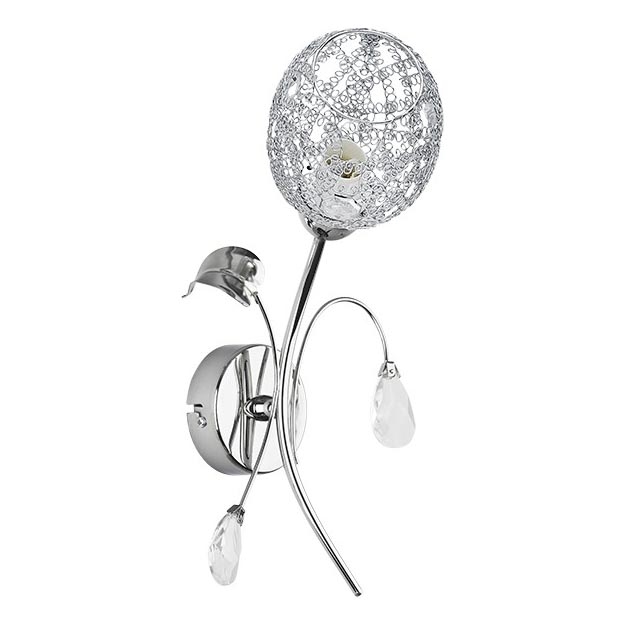 Applique ORLEAN 1xE14/10W/230V cromo lucido
