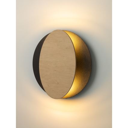 Applique OVO 2xG9/12W/230V nero/marrone