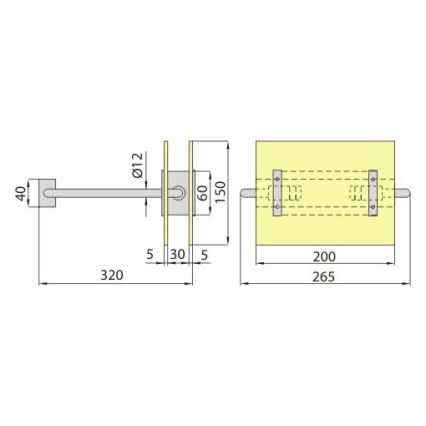 Applique PALIA R7s/100W/230V