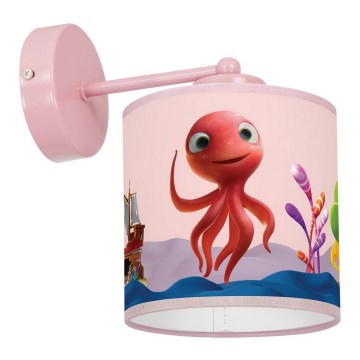 Applique per bambini  OCTOPUS 1xE27/60W/230V