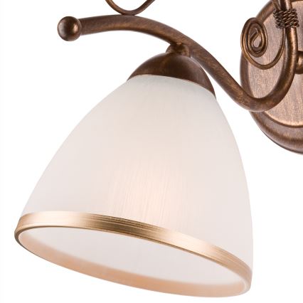 Applique RETRO II 1xE27/60W/230V patina di bronzo