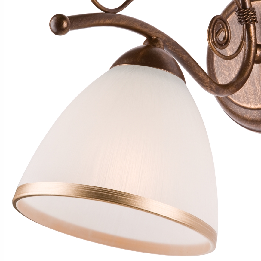 Applique RETRO II 1xE27/60W/230V patina di bronzo