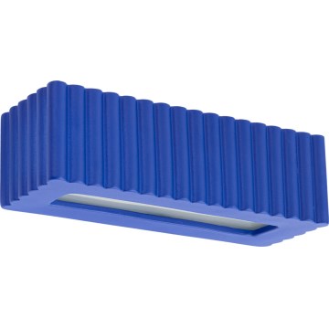 Applique RIGATA 1xE27/15W/230V ceramica/blu