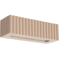 Applique RIGATA 1xE27/15W/230V ceramica/taupe