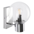Applique SFERIO 1xE14/5W/230V cromo lucido/trasparente
