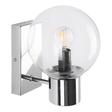 Applique SFERIO 1xE14/5W/230V cromo lucido/trasparente