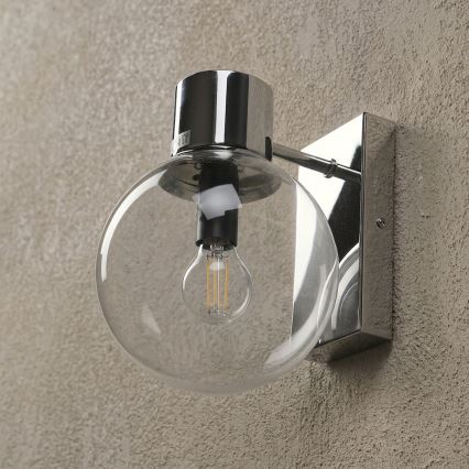 Applique SFERIO 1xE14/5W/230V cromo lucido/trasparente