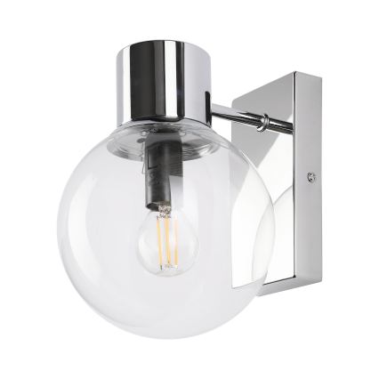 Applique SFERIO 1xE14/5W/230V cromo lucido/trasparente
