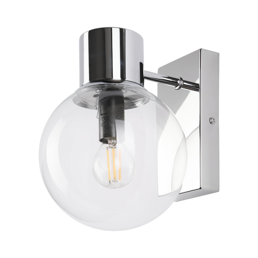 Applique SFERIO 1xE14/5W/230V cromo lucido/trasparente