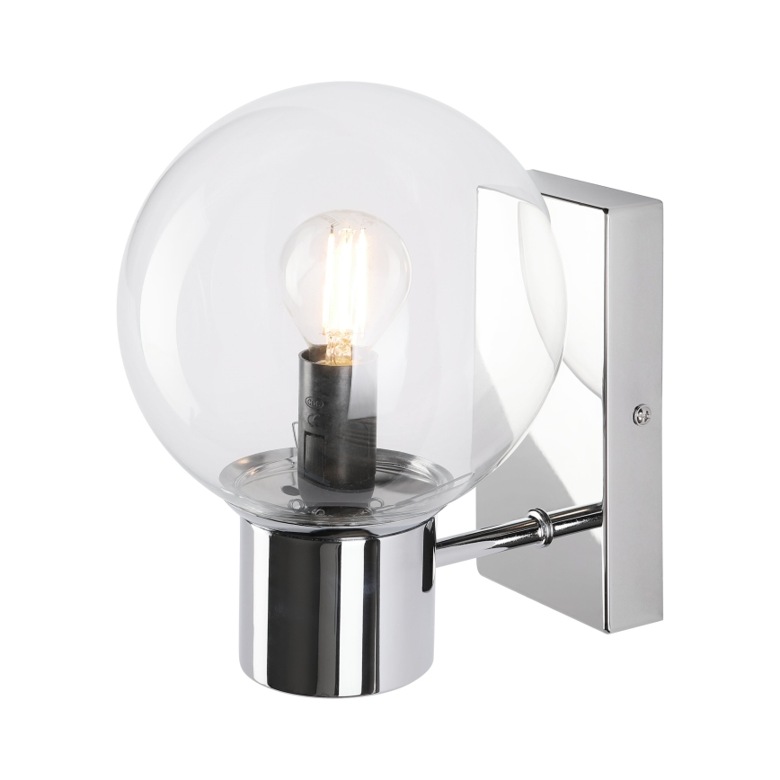 Applique SFERIO 1xE14/5W/230V cromo lucido/trasparente