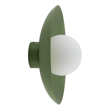 Applique SLATE 1xG9/8W/230V diametro 28 cm verde