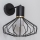 Applique SOLANO 1xE27/15W/230V nero/oro