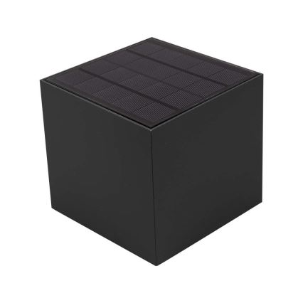 Lampada da parete solare a LED con sensore LED/9W/5V 3000/4000/5000K IP65 2600 mAh antracite