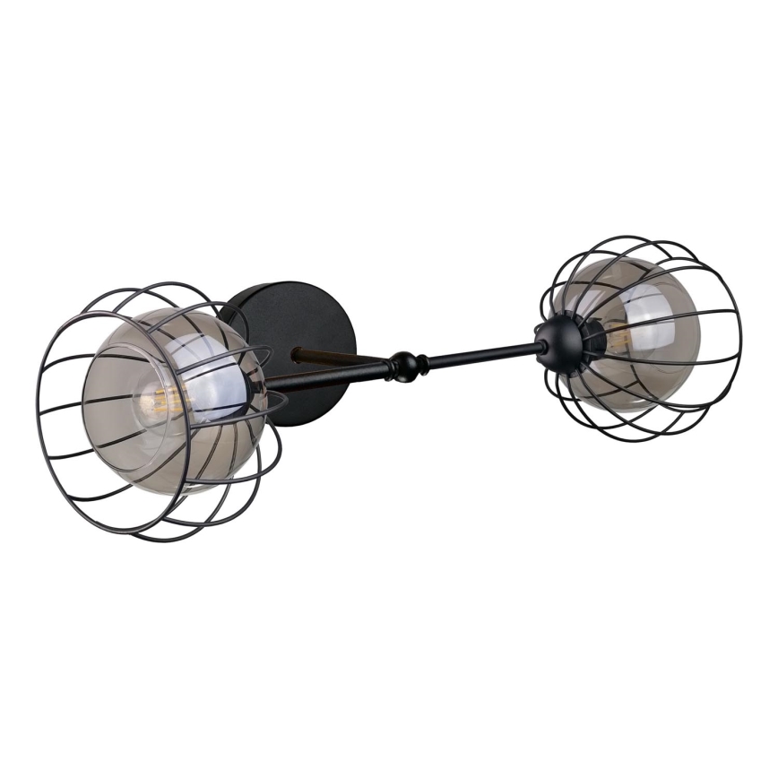 Applique SOLO BLACK 2xE27/60W/230V