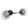 Applique SOLO BLACK 2xE27/60W/230V