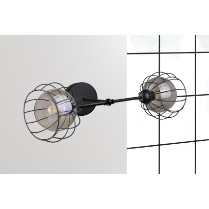 Applique SOLO BLACK 2xE27/60W/230V