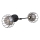 Applique SOLO BLACK 2xE27/60W/230V nero/oro