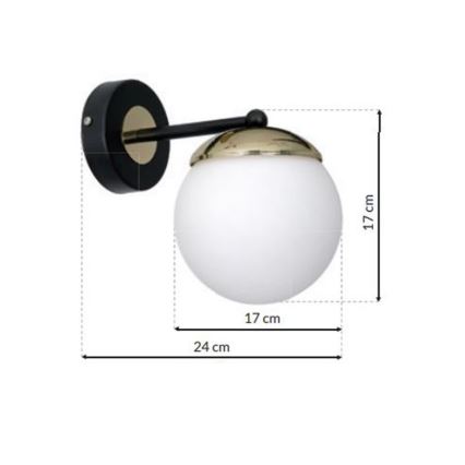 Applique SPARTA 1xE14/40W/230V