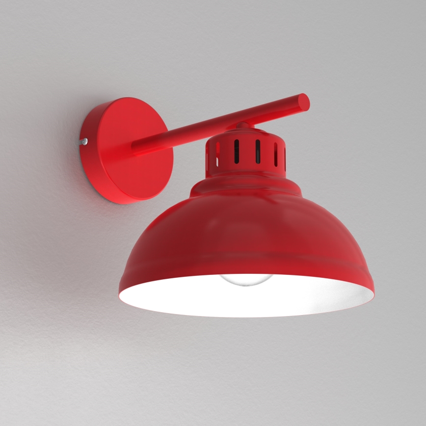 Applique SVEN 1xE27/15W/230V rosso