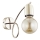 Applique TANGO 1xE27/15W/230V oro
