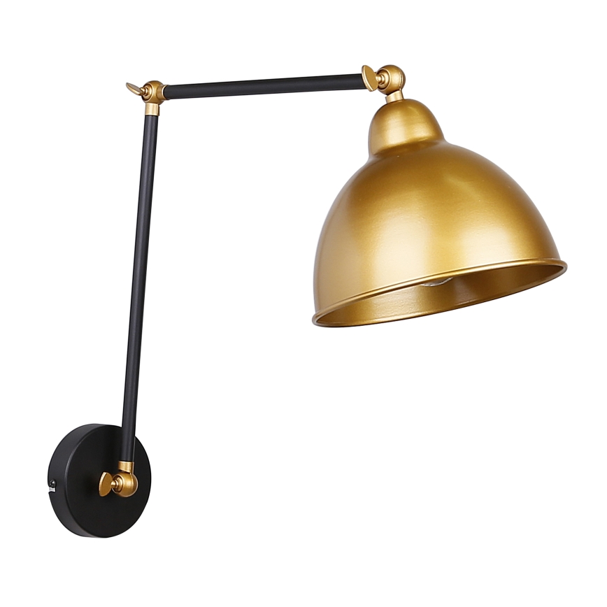 Applique TRUCK 1xE27/40W/230V oro/nero