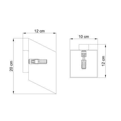 Applique TUNNEL 1xG9/40W/230V