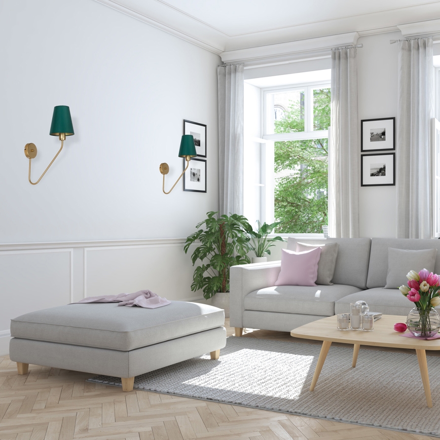 Applique VICTORIA 1xE27/60W/230V verde