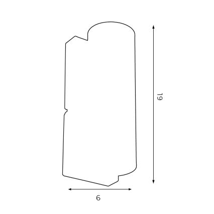 Applique WALL 1xGU10/8W/230V bianco