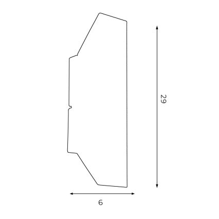 Applique WALL 2xGU10/8W/230V bianco